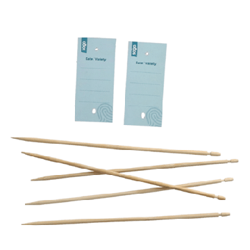 SOGO Bamboe Sticks 5 + 10x Bio Plantlabel inhoud verpakking