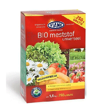 Viano Bio meststof universeel 1.5kg (250gr. GRATIS)