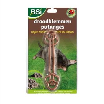 BSI draadklemmen tegen mollen en woelratten - 2 stuks