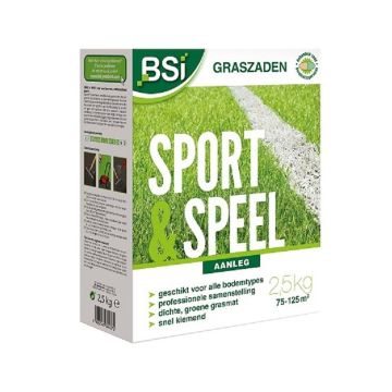 BSI Graszaad Sport & Speel 2,5 kg verpakking