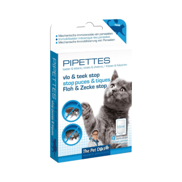 BSI The Pet Doctor Vlo en Teek Stop Pipettes voor Katten - 4 stuks