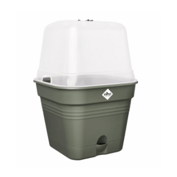Elho Green Basics Kweekpot Vierkant all-in-1 Blad Groen - 35cm