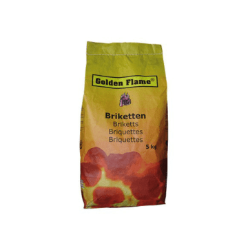 Golden Flame Houtskool Briketten - 5kg