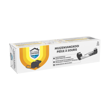 Home Defense Kunststof Muizenvangkooi - 31 x 7,8 x 7,3 cm