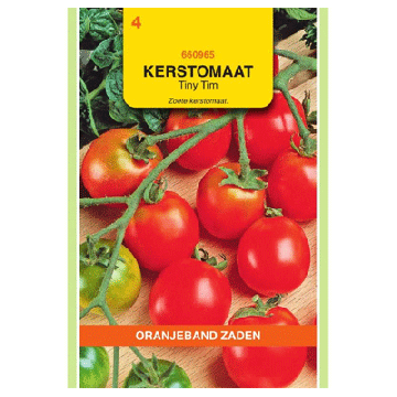 Oranjeband zaden Tomaten Tiny Tim Kers- Balkontomaten

