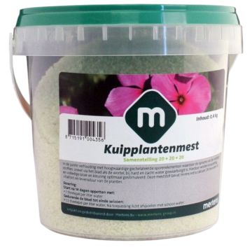 Kuipplantenmest NPK 20-20-20 400 gram