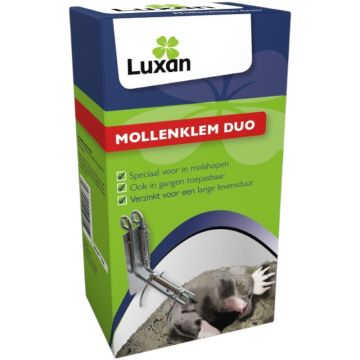 Luxan Mollenklem Duo in verpakking