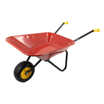 MM Metalen Kinderkruiwagen - Rood