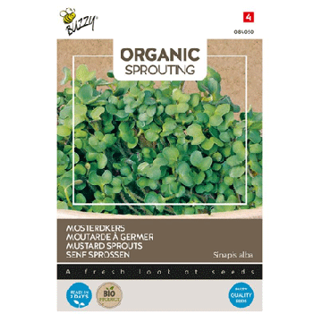 Buzzy® Organic Sprouting Mosterdkers