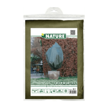 Nature Winterafdekhoes van Vliesdoek - 100xØ50cm