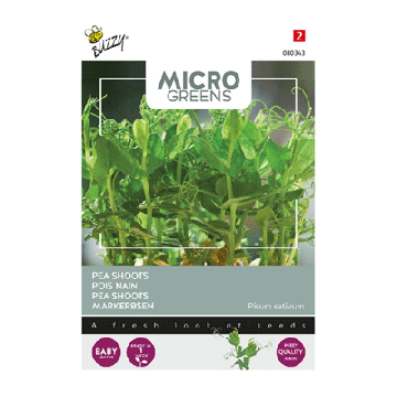 Buzzy microgreens peashoots