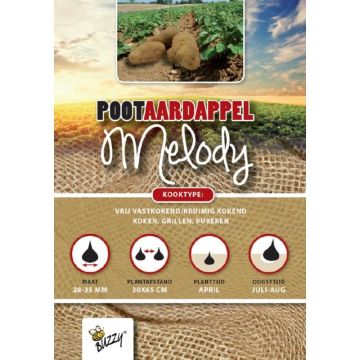 Pootaardappel Melody 1Kg - kaart