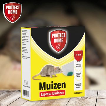 Protect Home Express Muizenlokdoos 2 stuks - verpakking