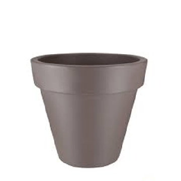 Elho pure round 50 taupe