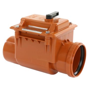 Terugslagklep 110 mm Redi Ontstoppingsstuk
