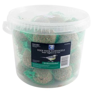 Vogelbescherming Nederland Mezenbollen in Emmer - 30 stuks (85g)