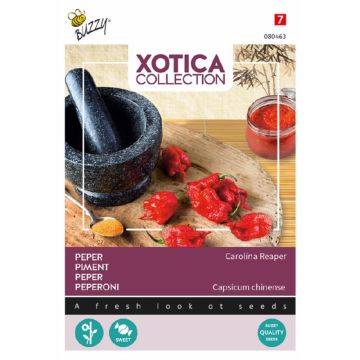 Buzzy® Xotica, Peper Carolina Reaper