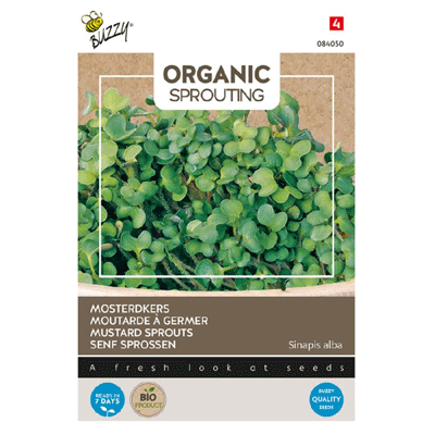 Buzzy® Organic Sprouting Mosterdkers 