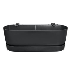 Elho Greenville easy balcony 52 cm Living black