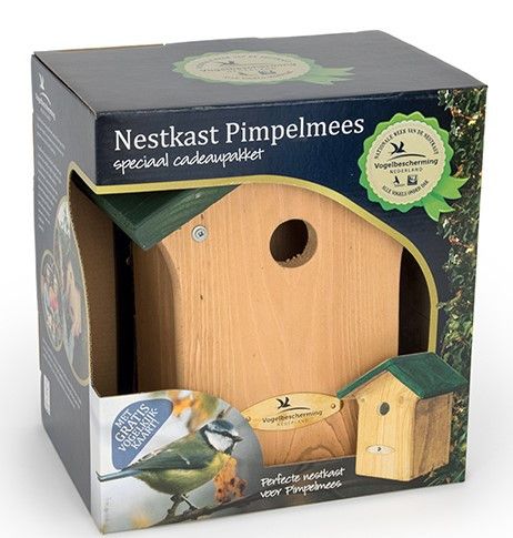 Nestkast Portland Pimpelmees Cadeauverpakking 