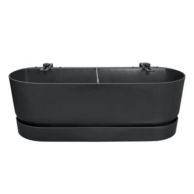 Elho Greenville easy balcony 52 cm Living black