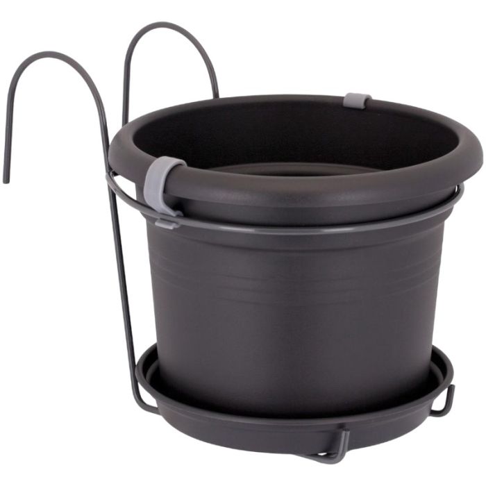 Elho Green Basics balkon potholder all-in-1 - Living Black