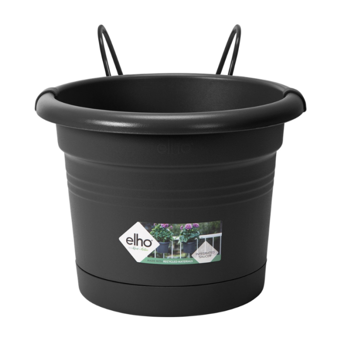 Elho Green Basics balkon potholder all-in-1 - Living Black