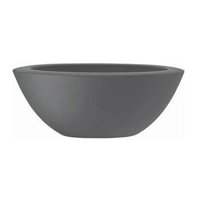 Elho Pure Soft Ovaal schaal grijs 80cm