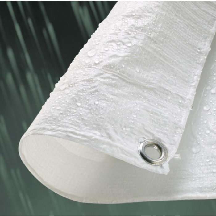 Foliefol Afdekzeil 6 x 8M - Wit Multi Tarp Dekkleed