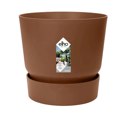 Elho Greenville rond 20cm gemberbruin