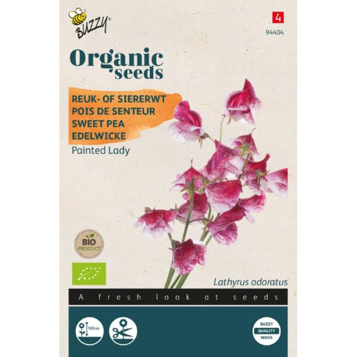Buzzy® Organic Lathyrus, Reuk- of siererwt Painted Lady(BIO)