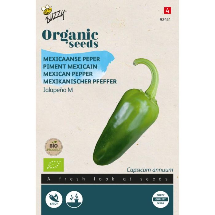 Buzzy® Organic Peper Jalapeno zaden(BIO)