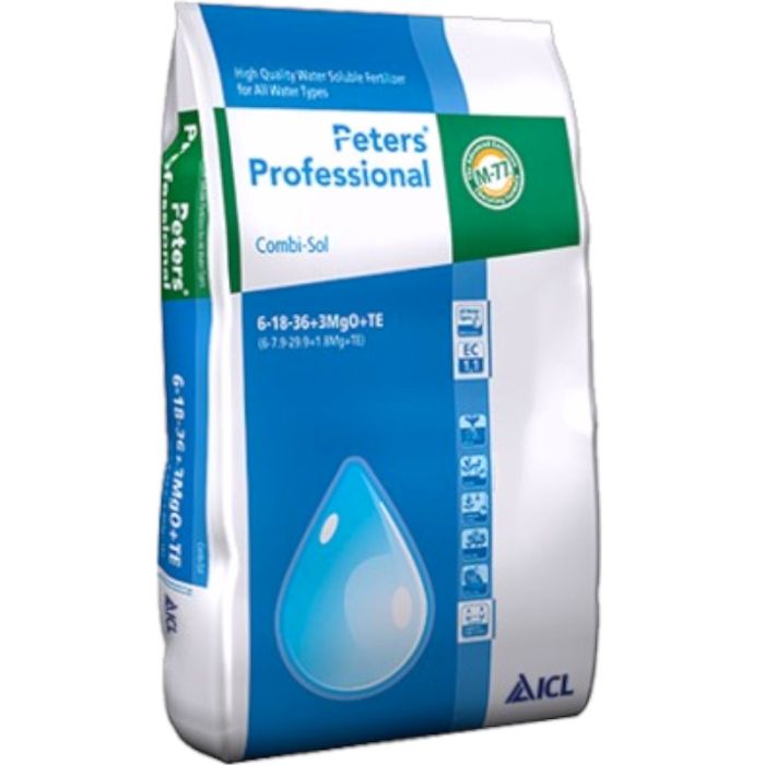 Peters Meststof NPK 6-18-36+3MgO+TE Combi-Sol 1 kg