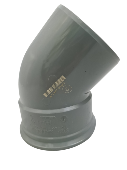PVC Bocht Manchet / Spie-110mm 45°