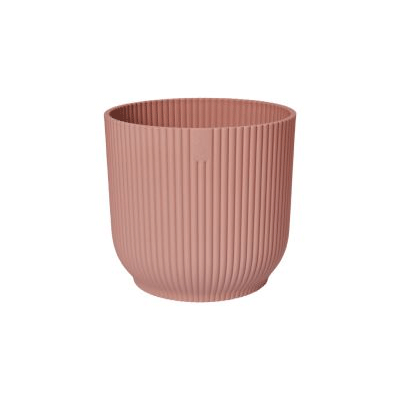 Elho Vibes Fold Rond 22cm Delicaat roze - Bloempot voor Binnen 