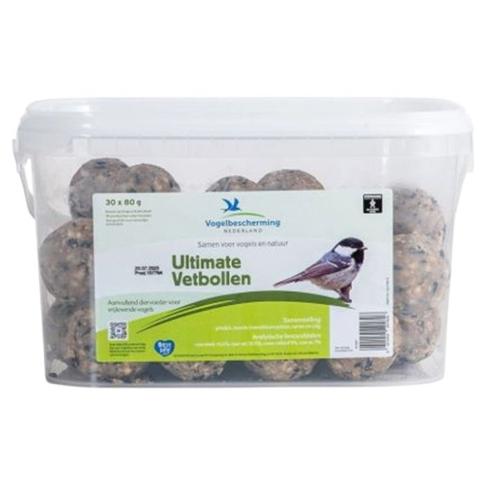 Ultimate vetbollen - vogelbescherming 30 x 80gram