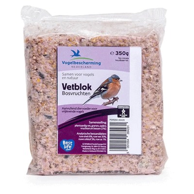 CJ Wildlife Vetblok Bosvruchten 350gram