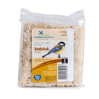 Vetblok pinda vogelbescherming 310 gram