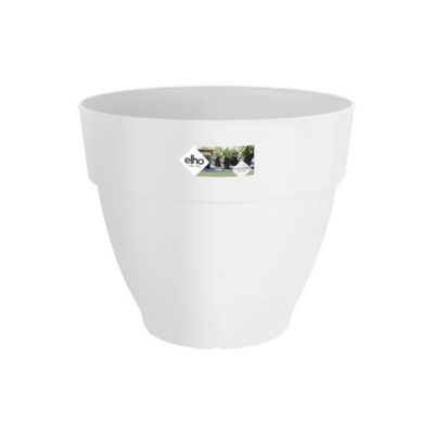 Elho Vibia Campana Rond 25cm - Bloempot - Wit