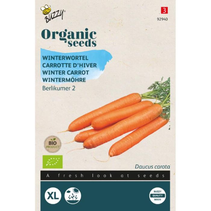 Buzzy® Organic Winterwortelen Berlikumer 2 (BIO)