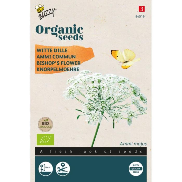 Buzzy® Organic Ammi Majus, Witte Dille (BIO)