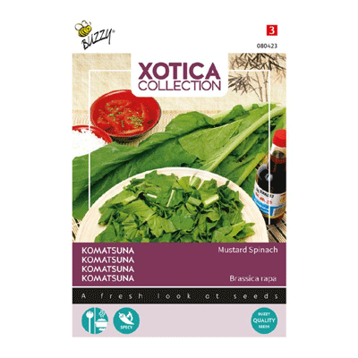 Buzzy® Xotica Komatsuna, Mustard Spinach 