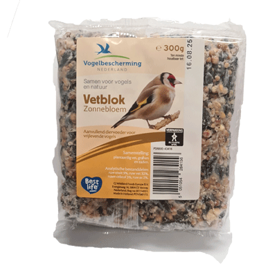 CJ Wildlife Vetblok Zonnebloempitten 300 gram