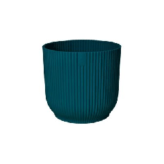Elho Vibes Fold Rond 16cm Diepblauw - Bloempot voor Binnen