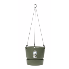 Elho Greenville Hanging Basket 24 cm - Blad Groen