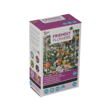 Buzzy® Strooidoosje Friendly Flowers Bijen Laag 25m²