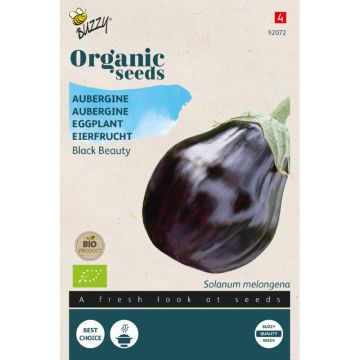Buzzy aubergine black beauty zaden