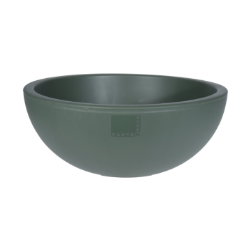 Homestyle Kunststof EK Bloempot Schaal Rond 40 cm - Antraciet