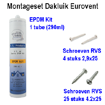 Montage set dakluik eurovent D39