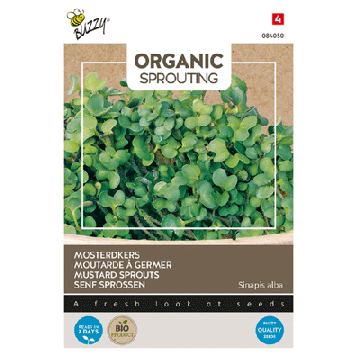 Buzzy® Organic Sprouting Mosterdkers 
